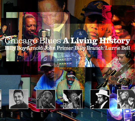 Chicago Blues A Living History album cover representing release and distribution