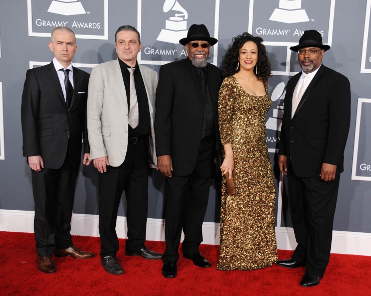 Heritage Blues Orchestra on the red carpet at the 55th Annual Grammy Awards